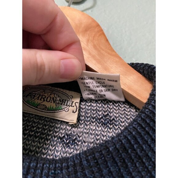 Vintage‎ Flatiron Mills Unisex Holiday Winter Christmas Sweater Size Medium - Picture 6 of 7